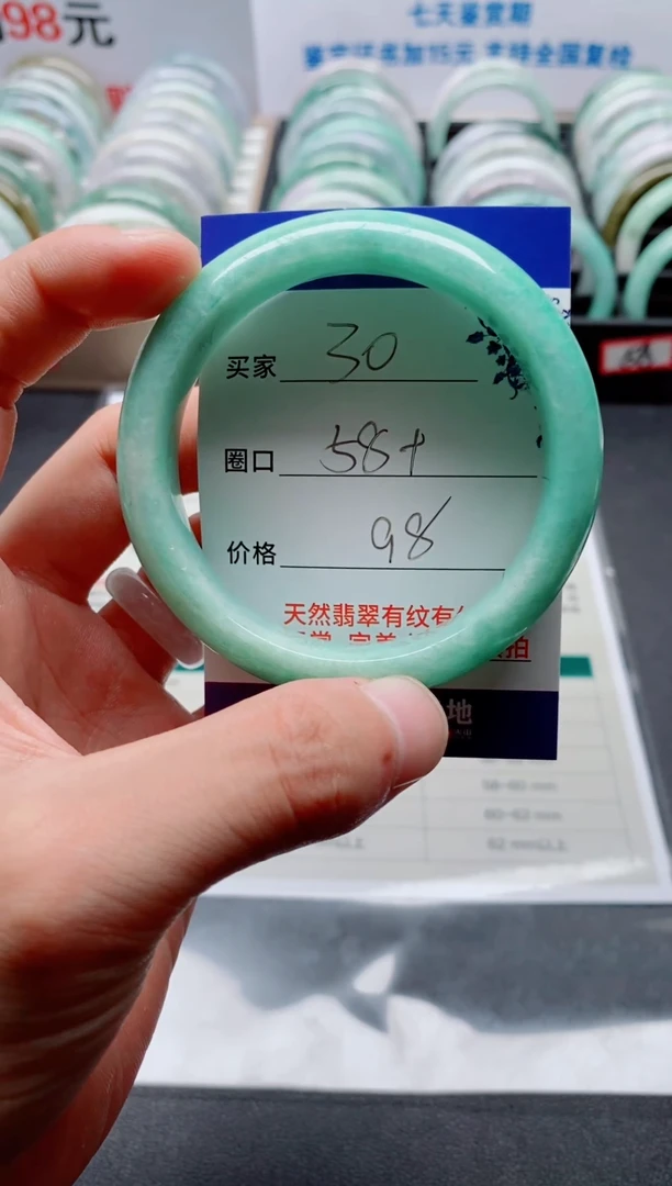 未镶嵌手镯翡翠翡镯翠手