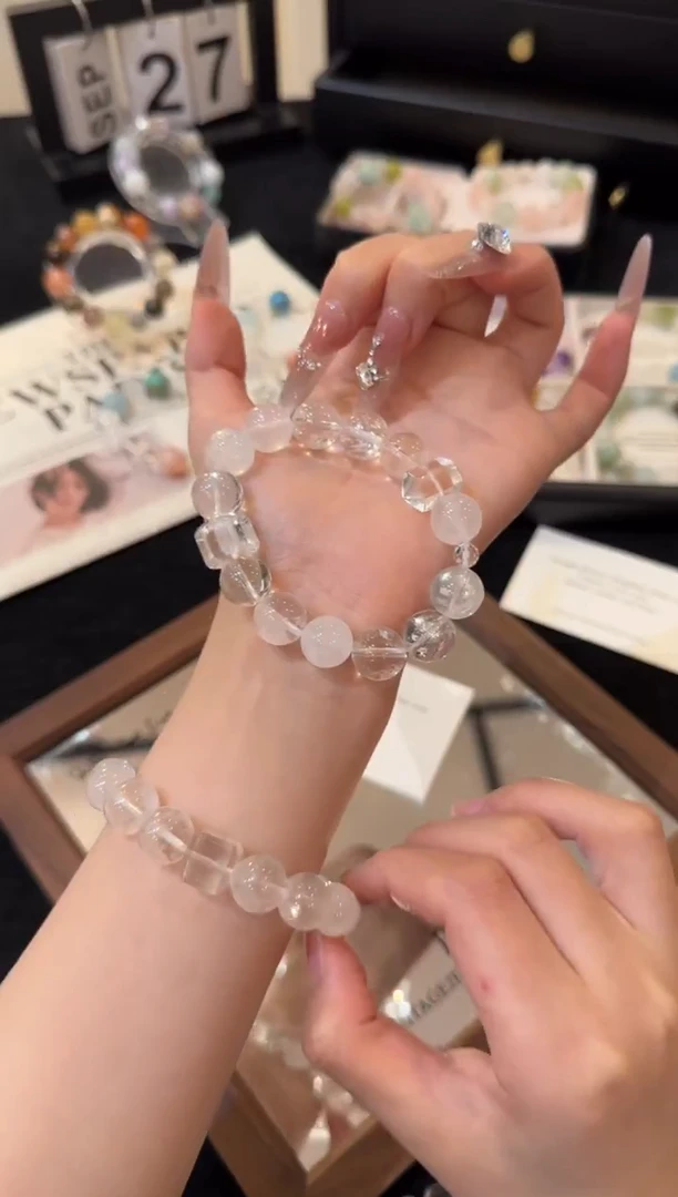 合金手链水晶白阿赛x2069