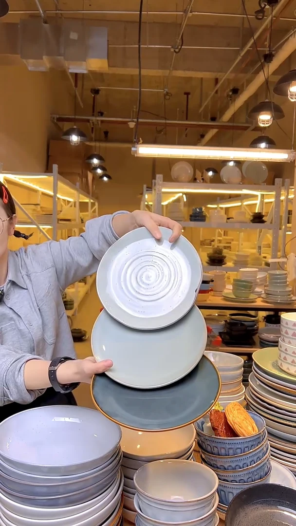 瓷1312外贸尾货窑变釉下彩默认微瑕