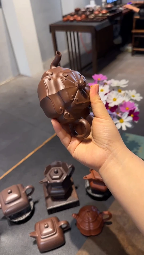 茶壶紫砂向阳而生