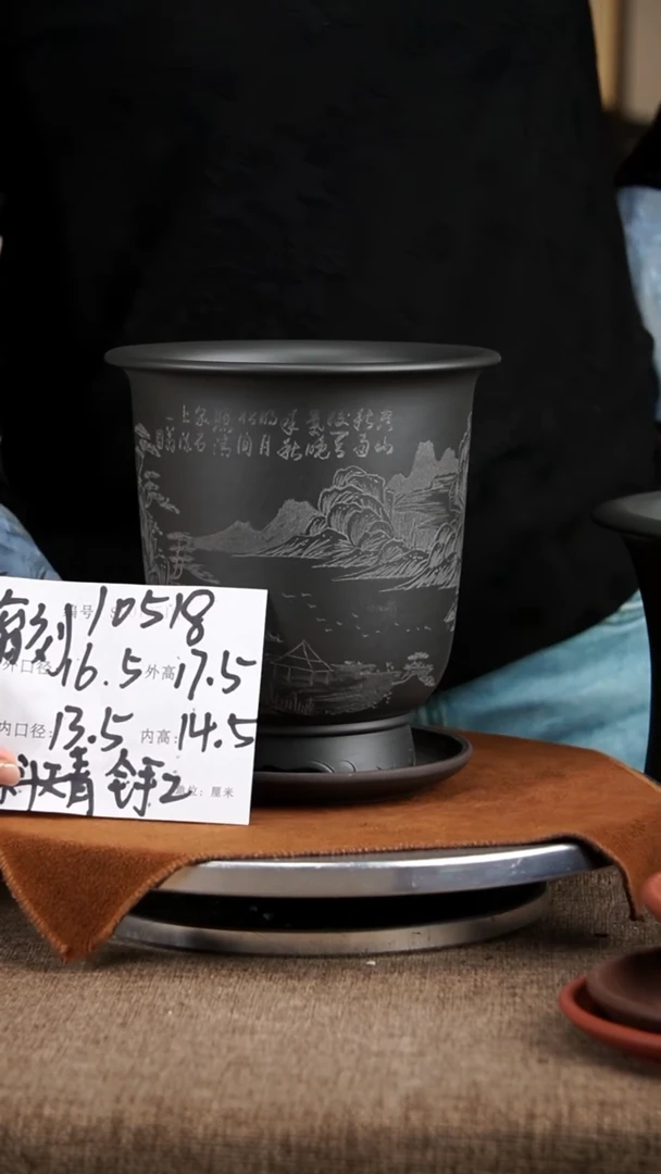 紫砂花盆紫砂花盆10518+z