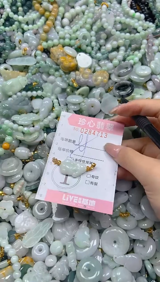 翡翠未镶嵌颈饰闪购0284713