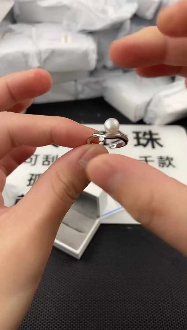 未镶嵌耳饰淡水珍珠jz1010