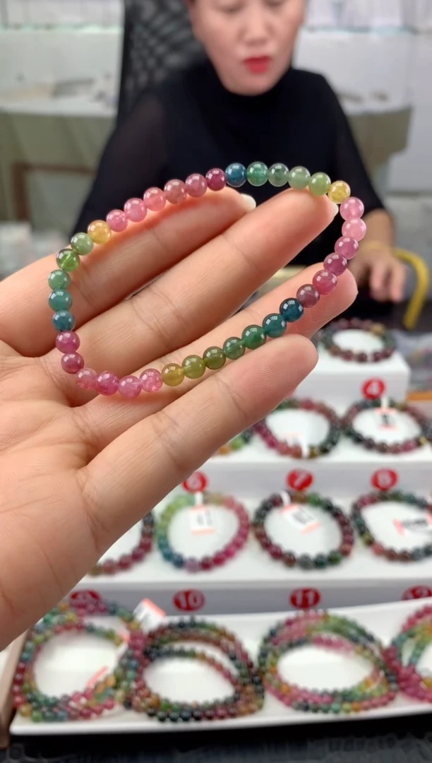 未镶嵌手串碧玺 多样性发一条