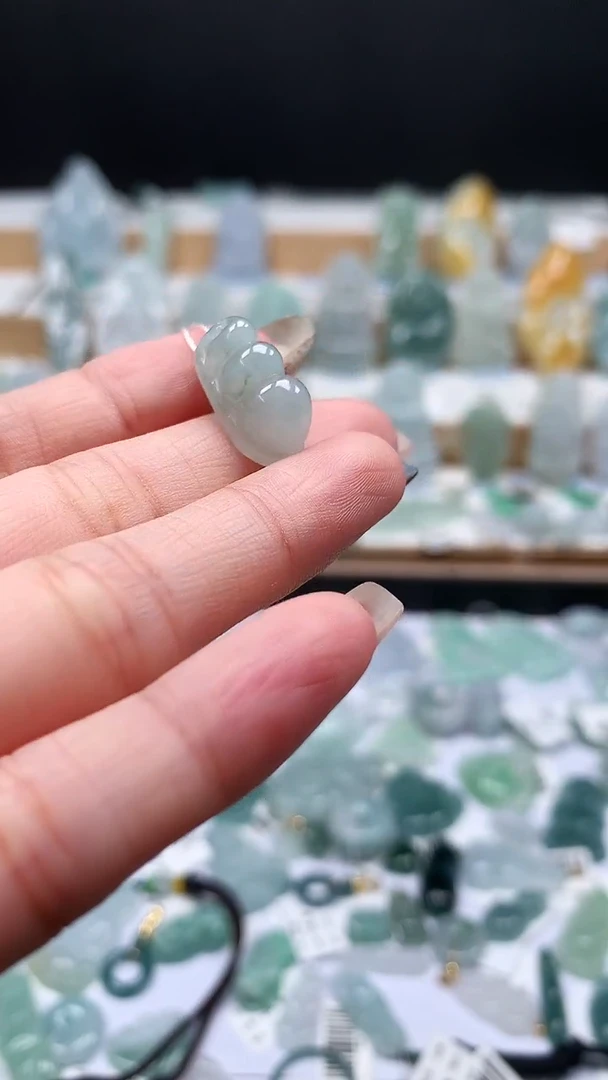 吊坠(不含链)未镶嵌翡翠18福豆