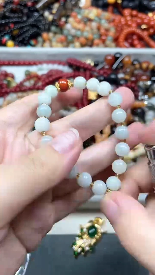未镶嵌手串翡翠多样性发货拍一发一