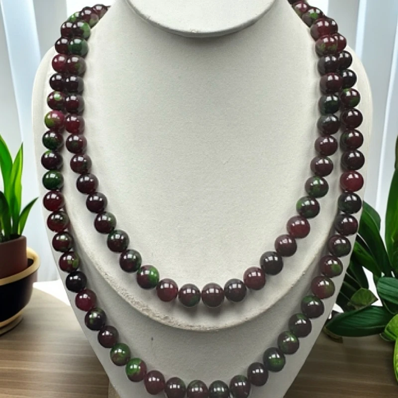 红绿卡10*108颗项链36