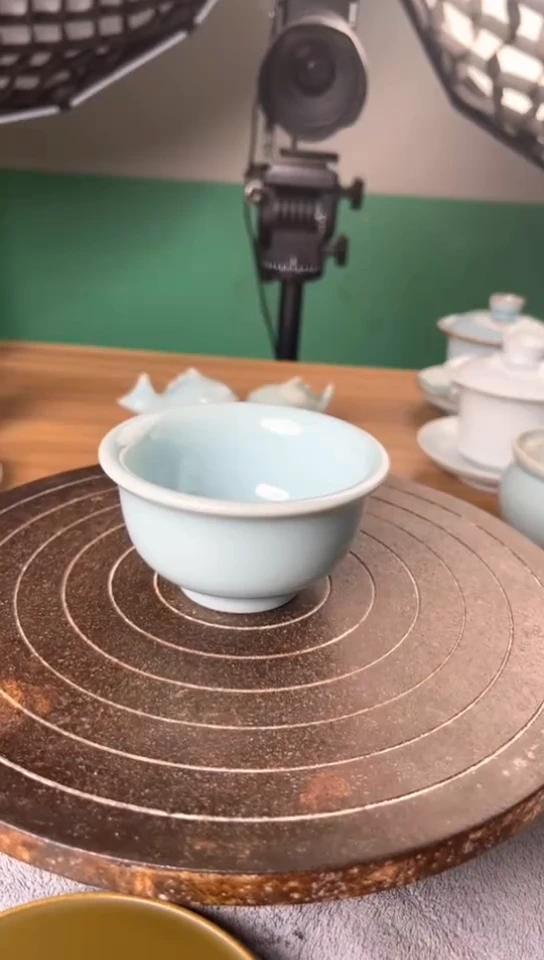 杯天青厚胎压手杯一级