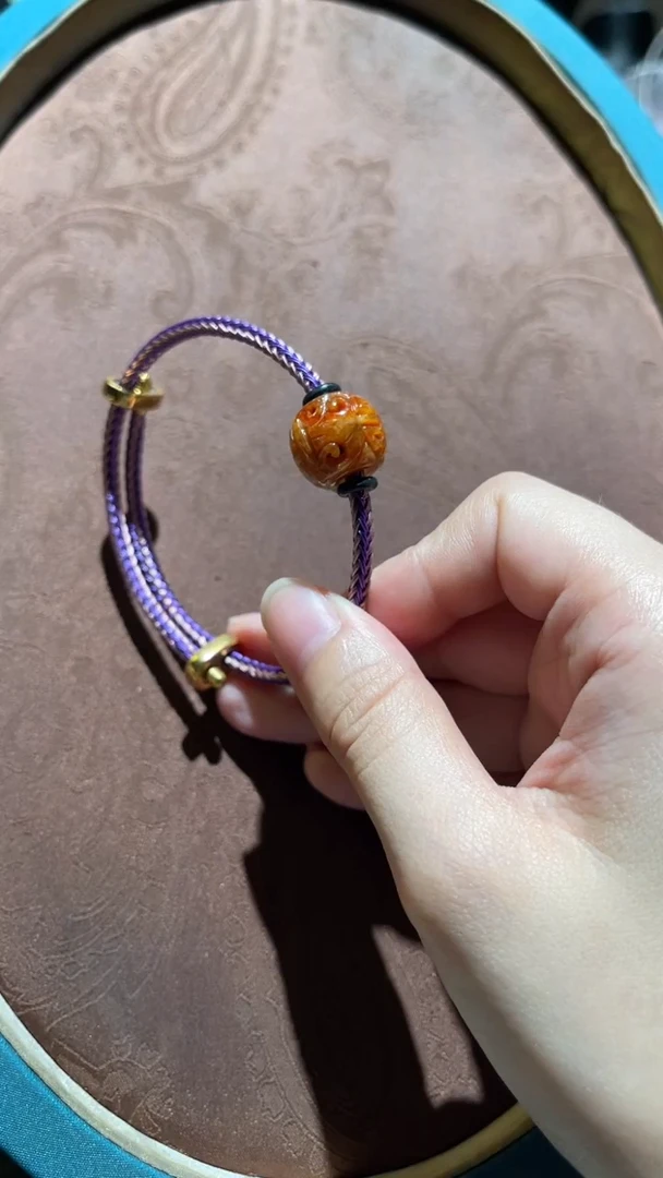 未镶嵌手链翡翠红翡绿翠