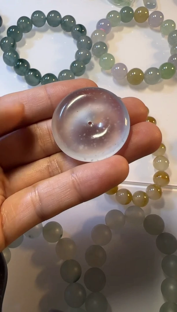 未镶嵌定制翡翠扣子