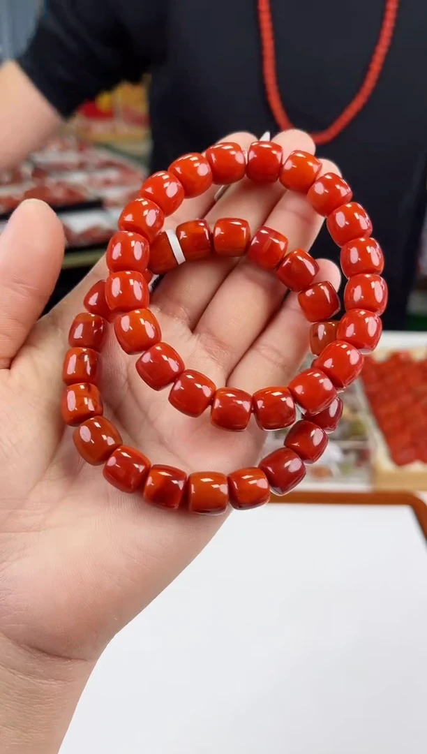 【闪购商品】南红玛瑙瓦西直切手串10+未镶嵌（多样式发其一）