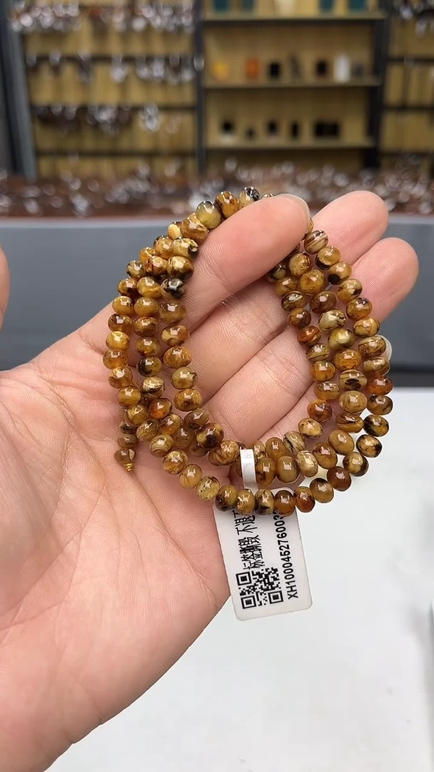 裸石琥珀未镶嵌抚顺琥珀6+蜜蜡多样性发其一