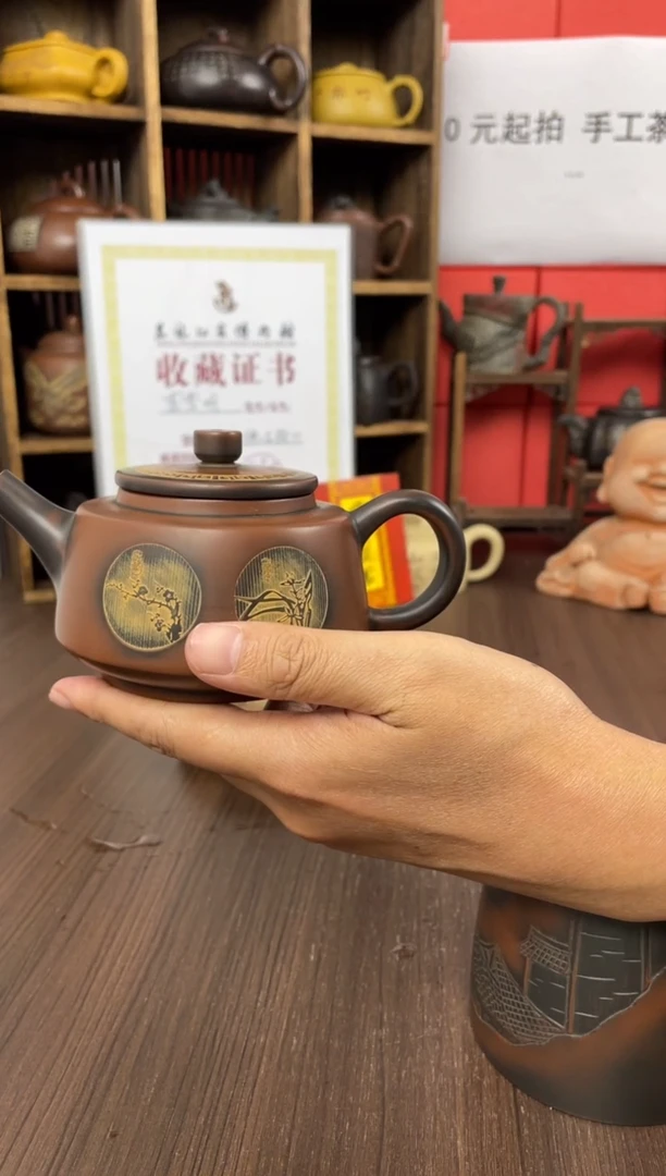 你***？钦州坭兴陶手工壶直播（钟）