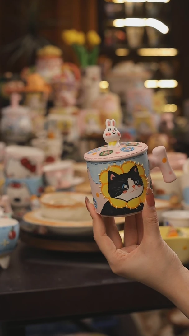 景德镇釉下彩绘设计师款式陶瓷