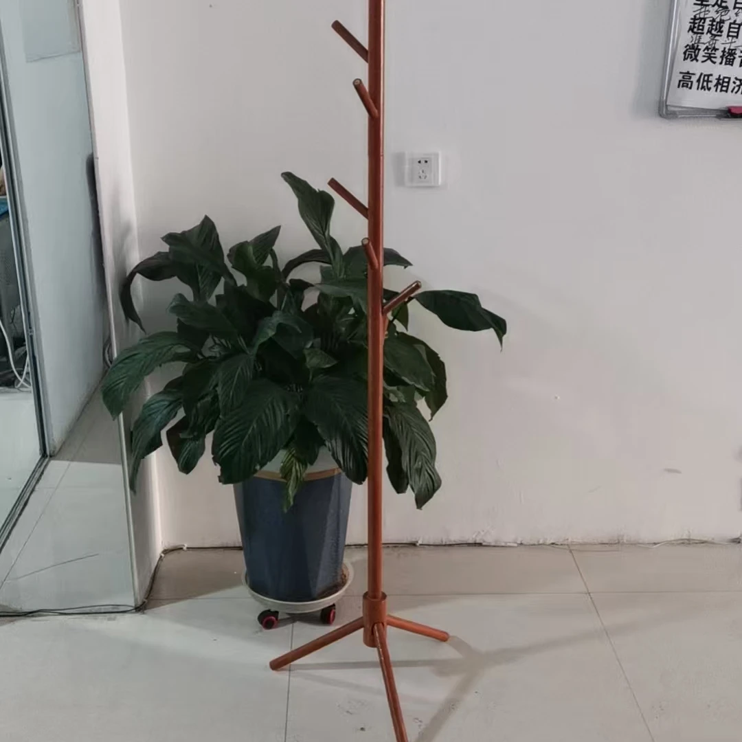 多功能实木衣帽架