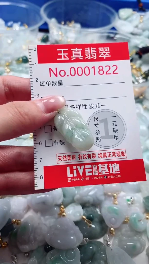 吊坠(不含链)未镶嵌翡翠1822
