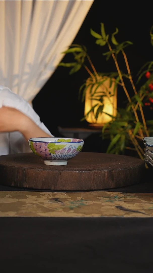 碗景德镇手工手绘高温釉下彩可进蒸箱烤箱微波炉洗碗机