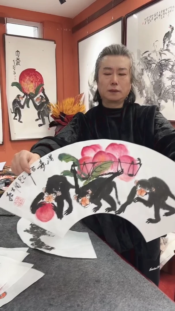 国画周大拙/国画/花鸟