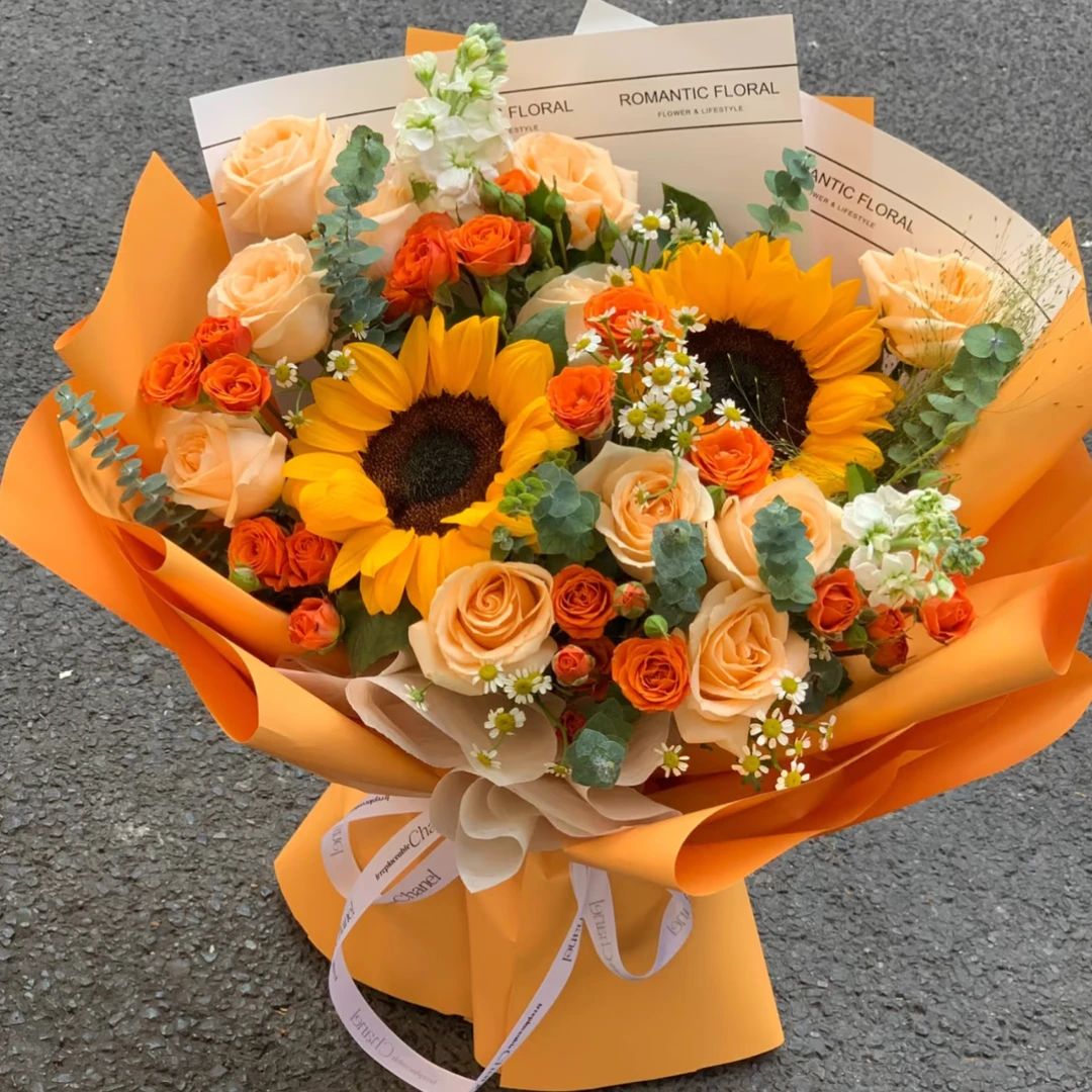 向日葵混搭 花束