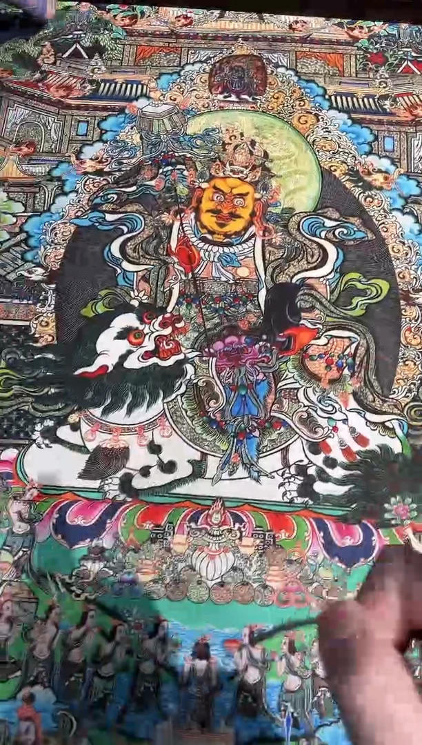 卷轴画天天的唐卡tk160