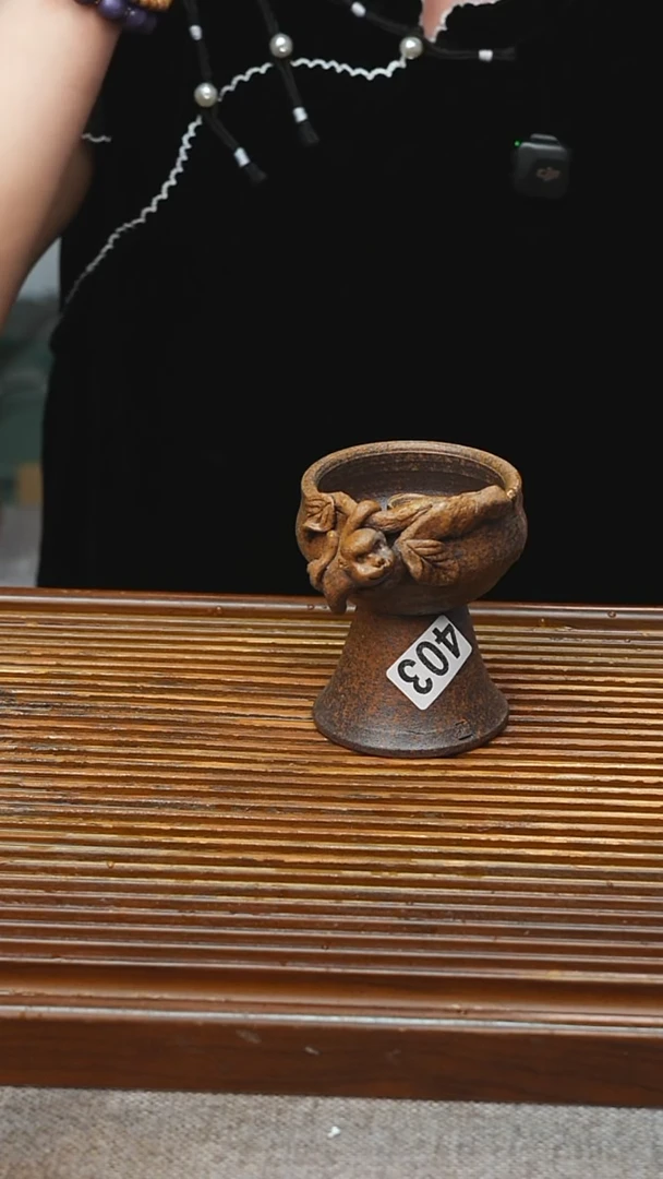 万古烧粗陶手工茶具