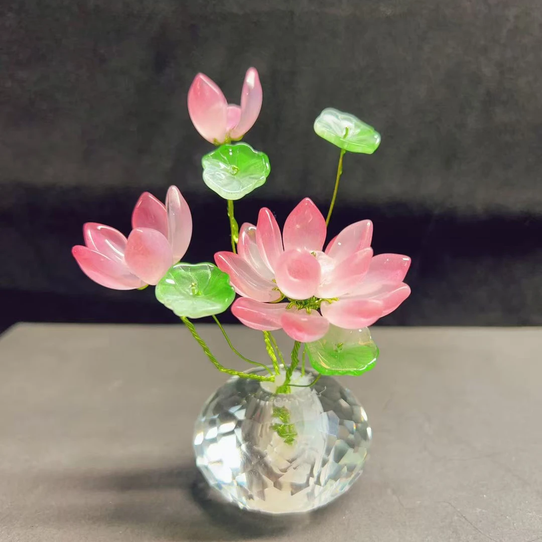 【大号花瓣】琉璃 荷花 (送无痕贴) 手工DIY材料