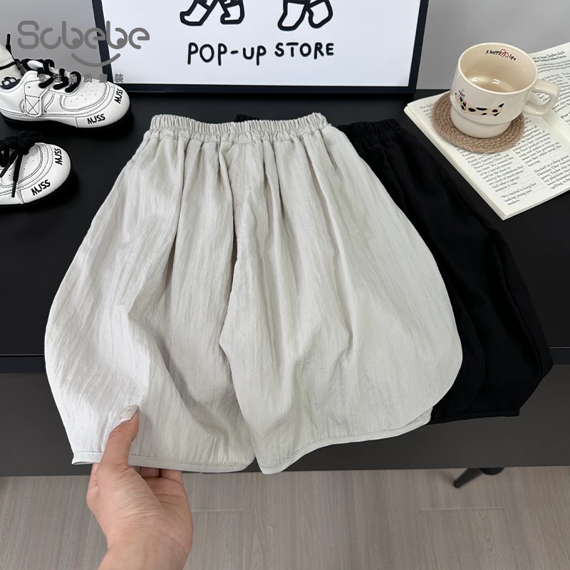 SCBEBE【七分裤】儿童休闲裤韩版夏季新款洋气休闲裤裤子CK206