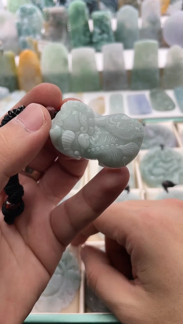 【闪购商品】翡翠颈饰未镶嵌..../1/22/ 28