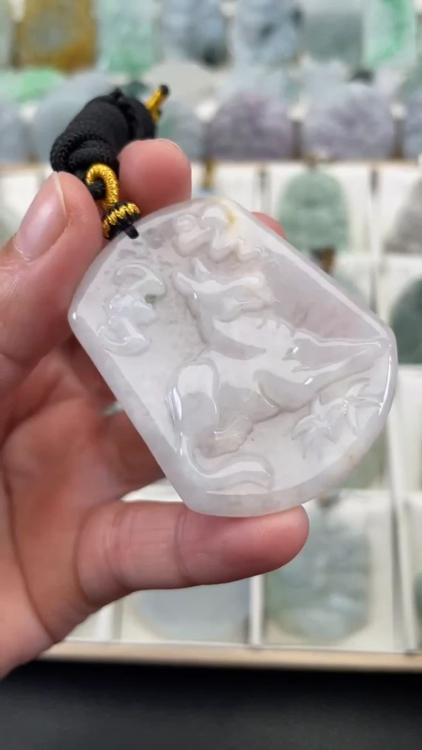 颈饰未镶嵌翡翠天然缅甸翡翠A货22