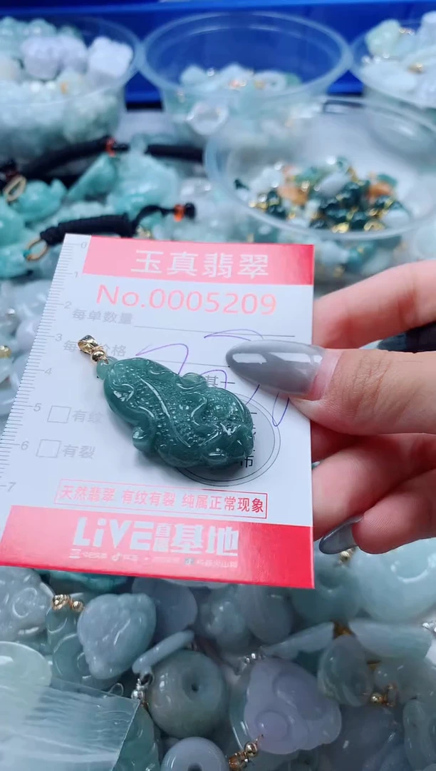 吊坠(不含链)未镶嵌翡翠5209