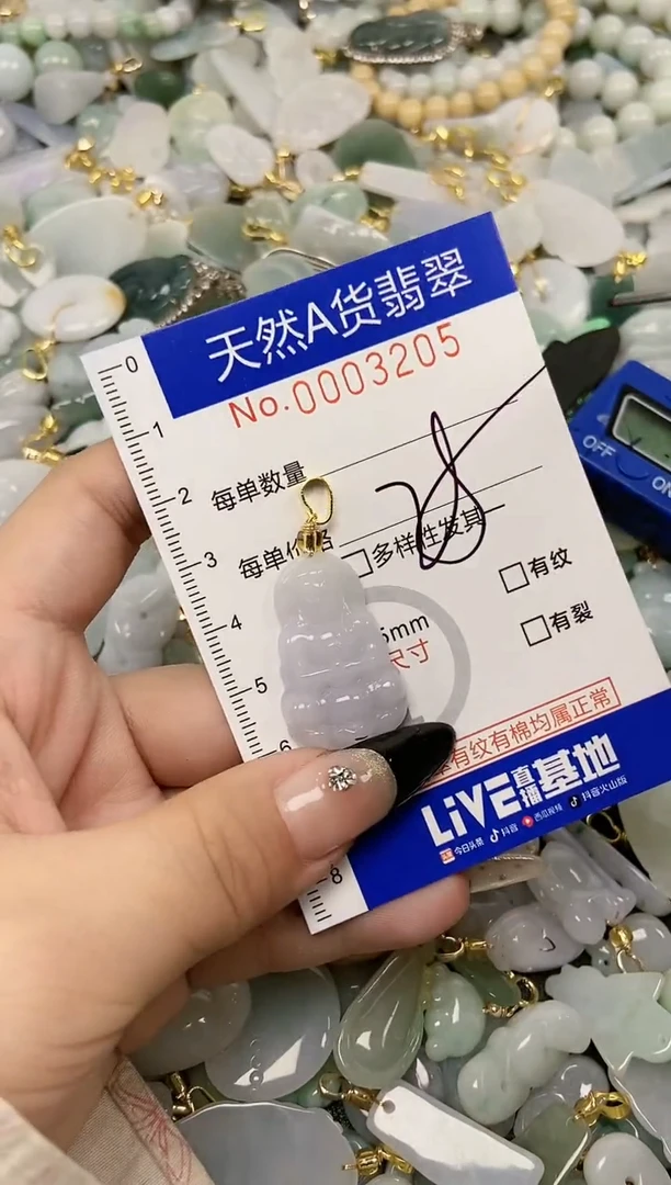 【闪购商品】翡翠颈饰未镶嵌天然A货翡翠