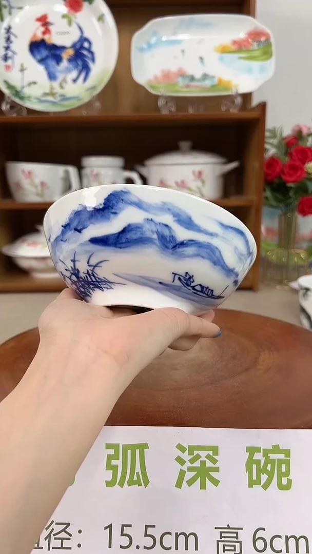摆件景德镇手工手绘陶瓷