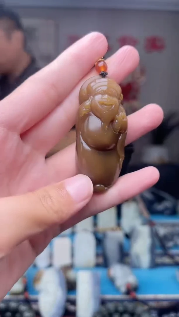 和田玉未镶嵌挂件1