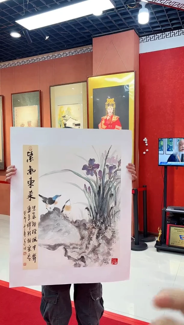 【闪购商品】国画道一老师亲笔绘画作品D6