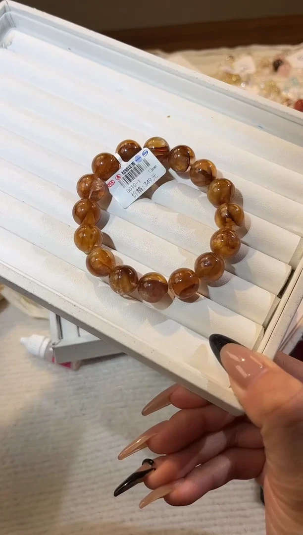 未镶嵌手链水晶多样性发一Q18胶花13mm
