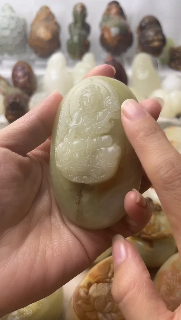石材方解石棉纹正常不退换普贤