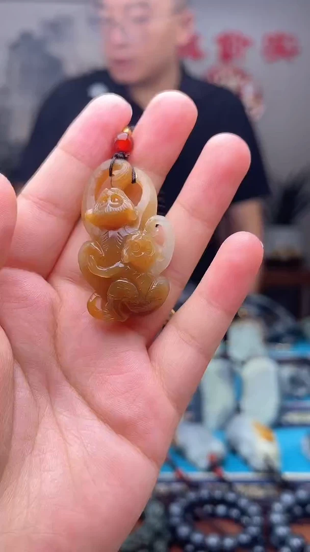 和田玉未镶嵌挂件1