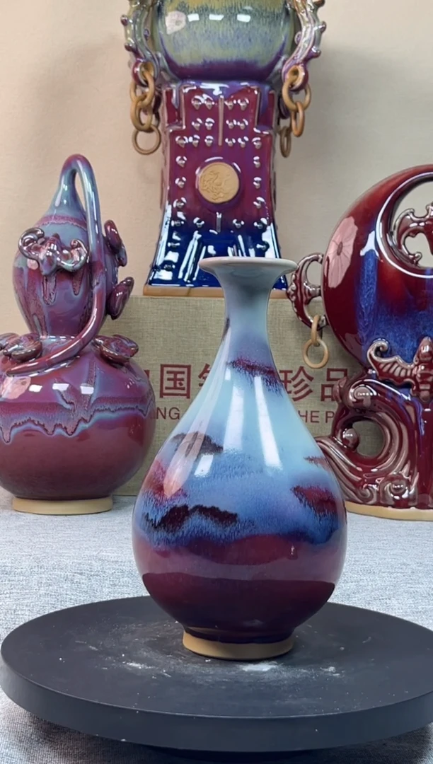摆件神垕钧瓷收藏工艺品