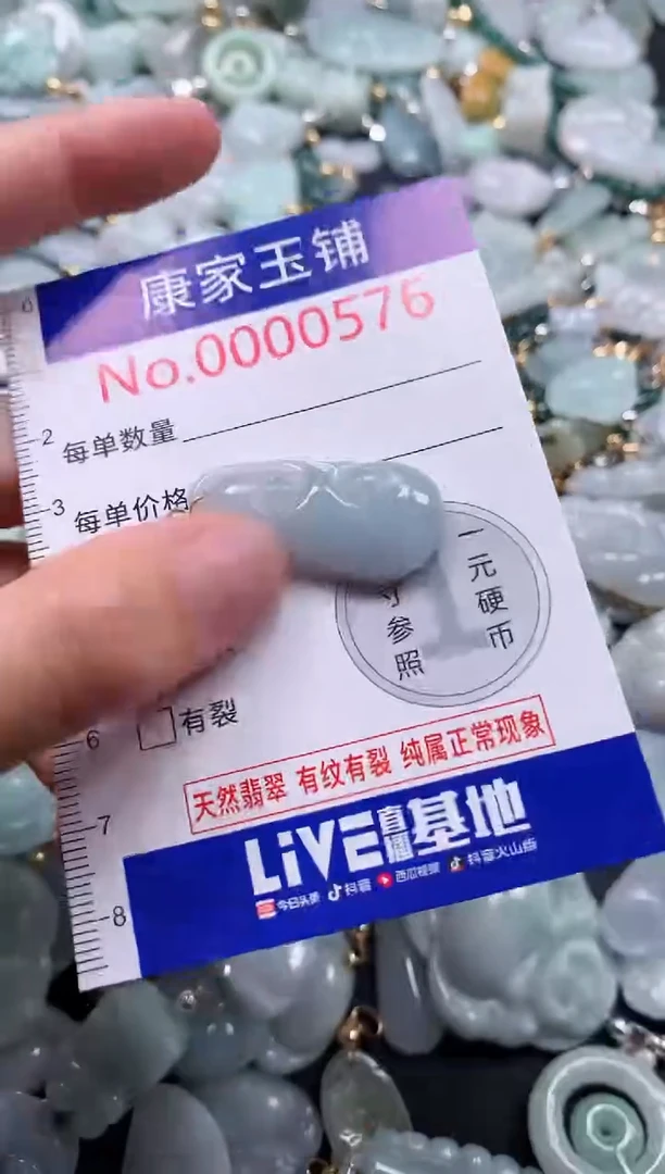 翡翠未镶嵌吊坠(不含链)576