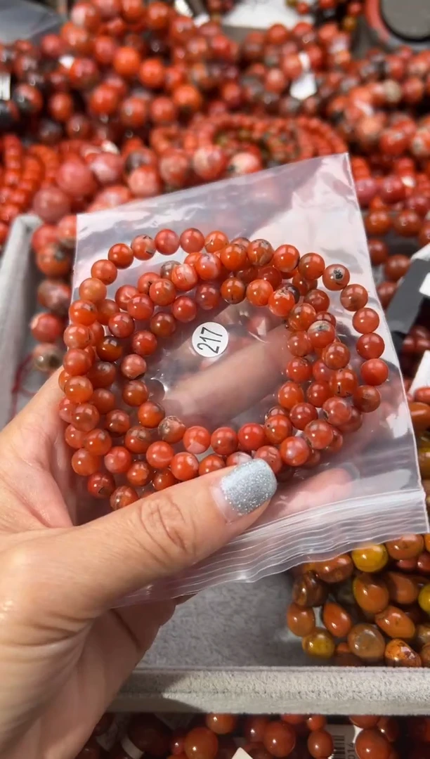 未镶嵌手串南红玛瑙7+