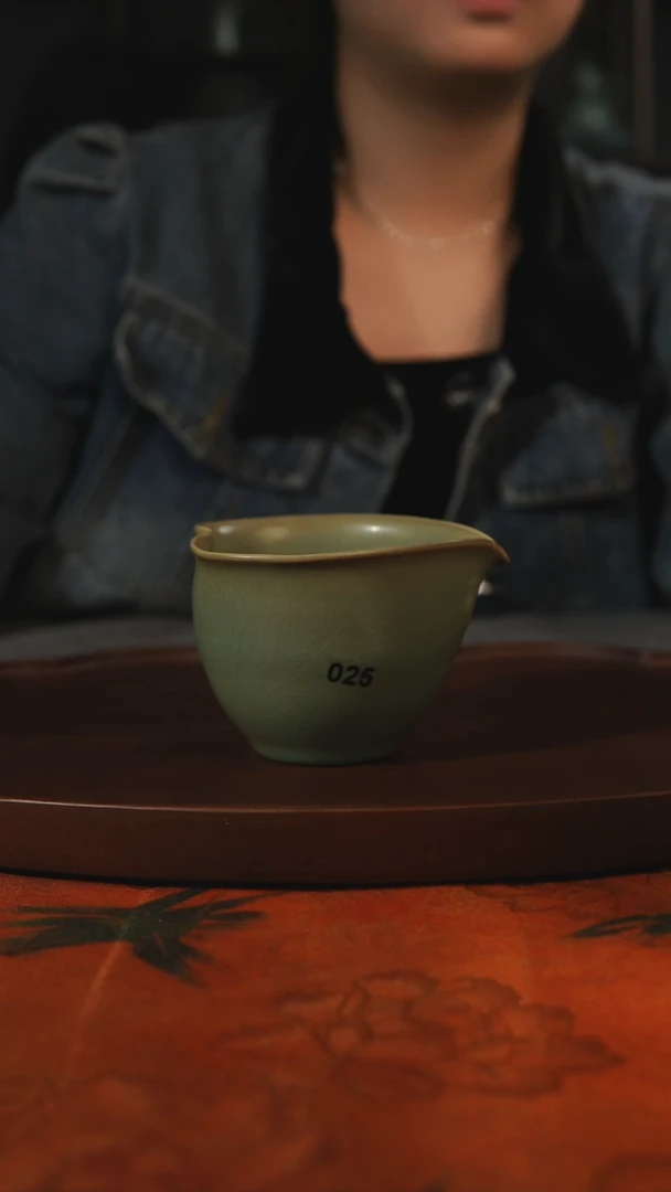 杯子泽*柴烧025  汝州原产地原矿仿古老釉