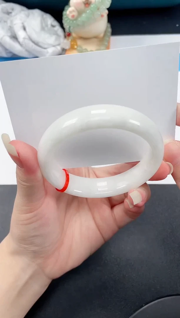 和田玉（白玉）手镯未镶嵌58-59