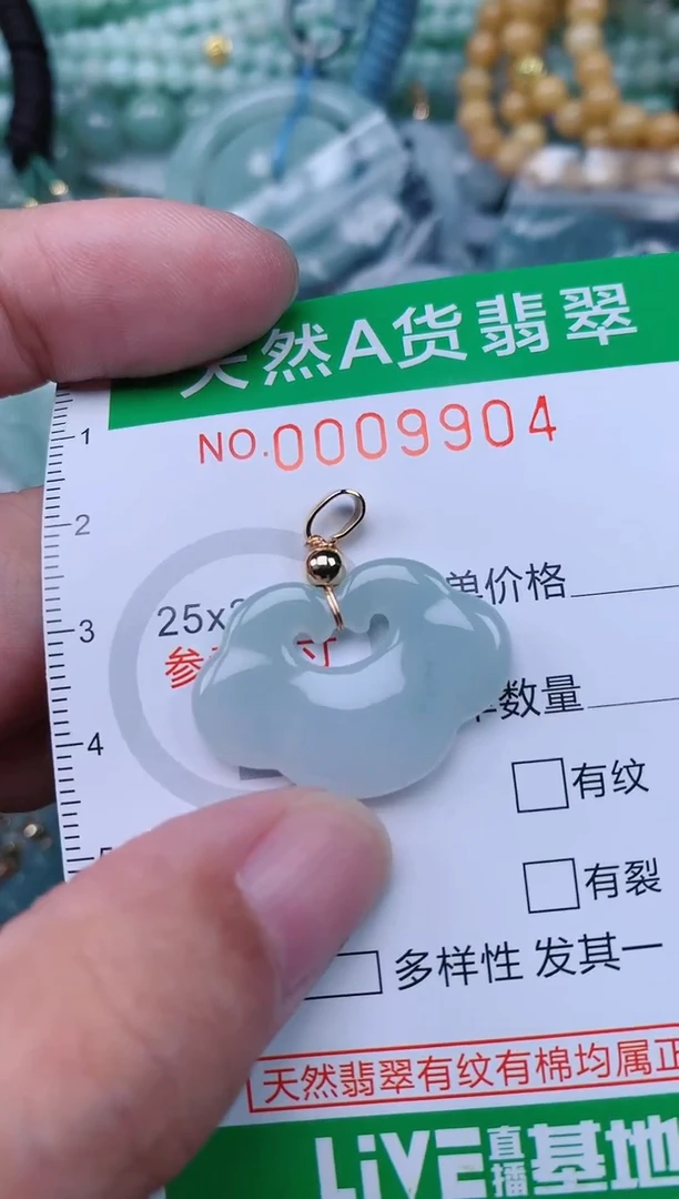 翡翠未镶嵌颈饰.0009904