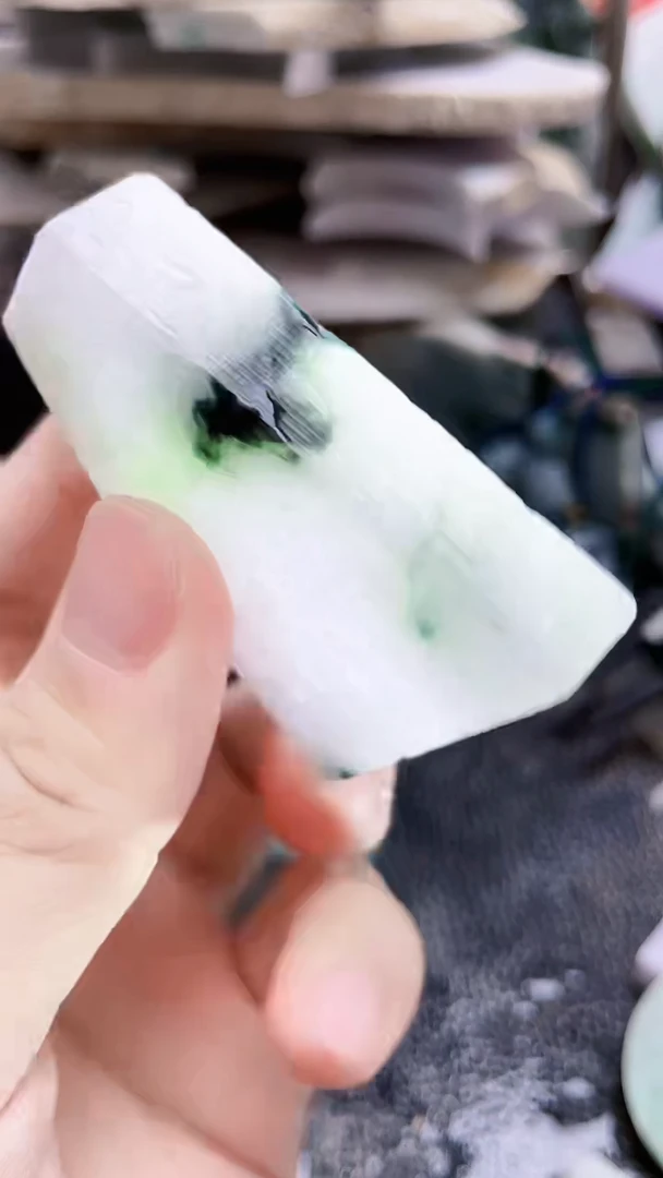 裸石翡翠天然A 货翡翠板料