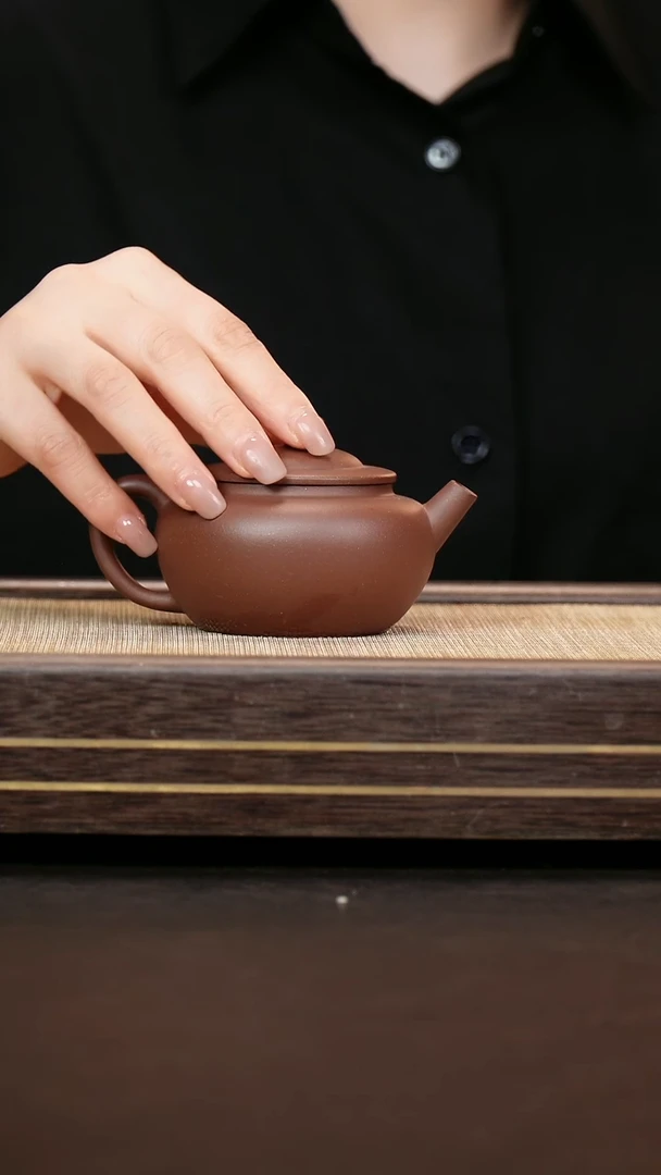 茶壶紫砂紫泥  宫灯壶