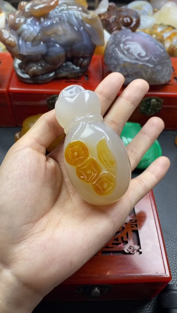 未镶嵌手把玛瑙/玉髓梦**缘00