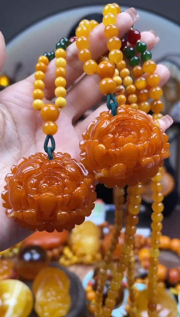 【闪购商品】琥珀裸石未镶嵌首饰 假1赔4 （多样性发货1件（微瑕