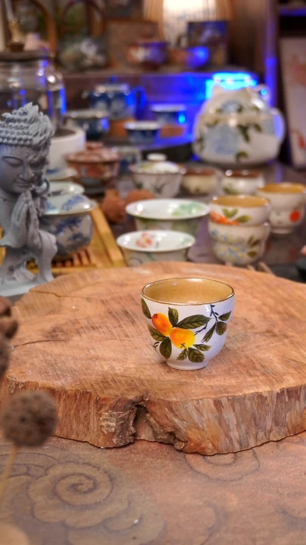 杯子琵琶手工手绘手工手绘