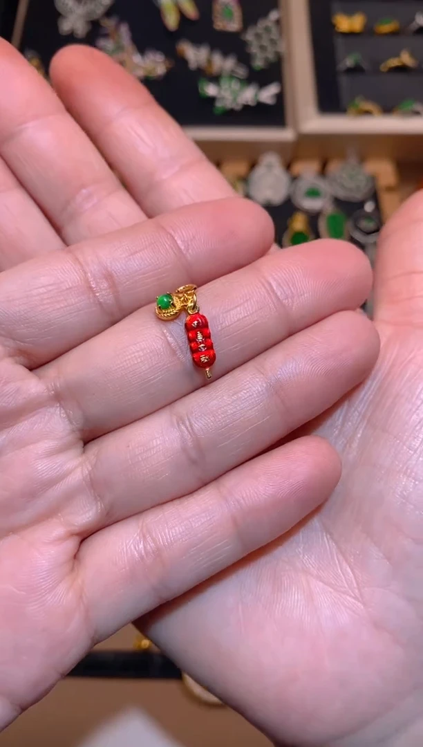 【闪购商品】翡翠颈饰银S925镶嵌万能扣