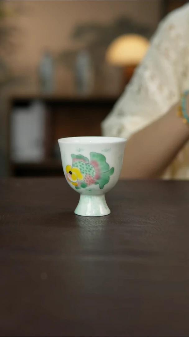 杯景德柴烧手作多人瑕疵